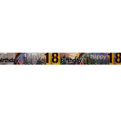 Foil Balloon Made18th Birthday Foil Banners