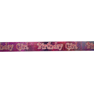 2020 New Products Girl Birthday Party Supplies Birthday Foil Banner