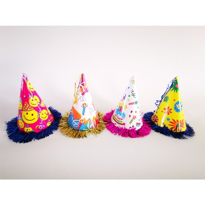 Fast Delivery Children Birthday Party Cone Shape Paper Hats