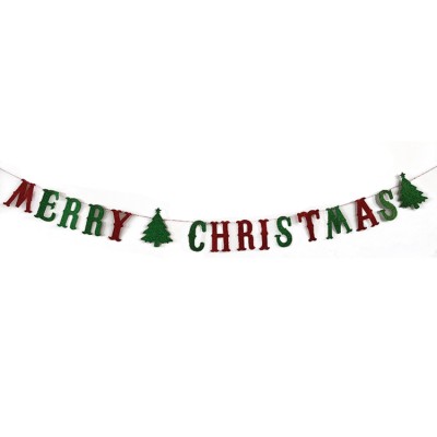 New Product Outdoor-Decorative Happy Merry Christmas Banner