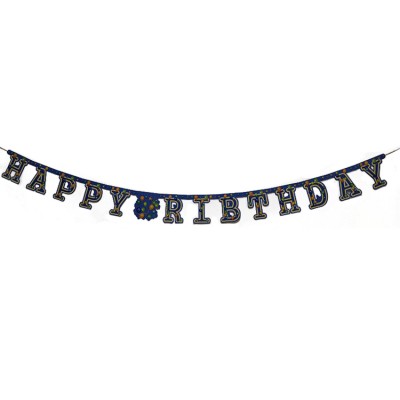 Wholesale Colorful Paper Happy Birthday Letter Flag Banner