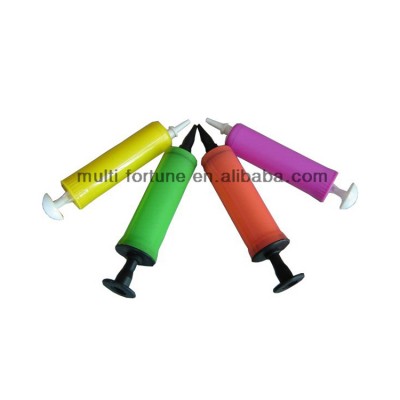 Colorful Plastic Hand Balloon Pump,