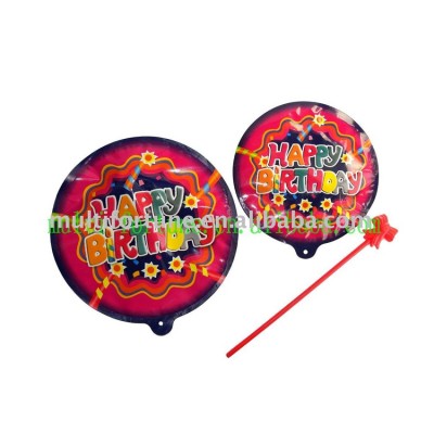 OEM " Happy Birthday" Auto inflatable Balloons with stick