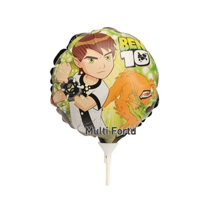 OEM BEN TEN Design Shaped Balloon with Cup Stick